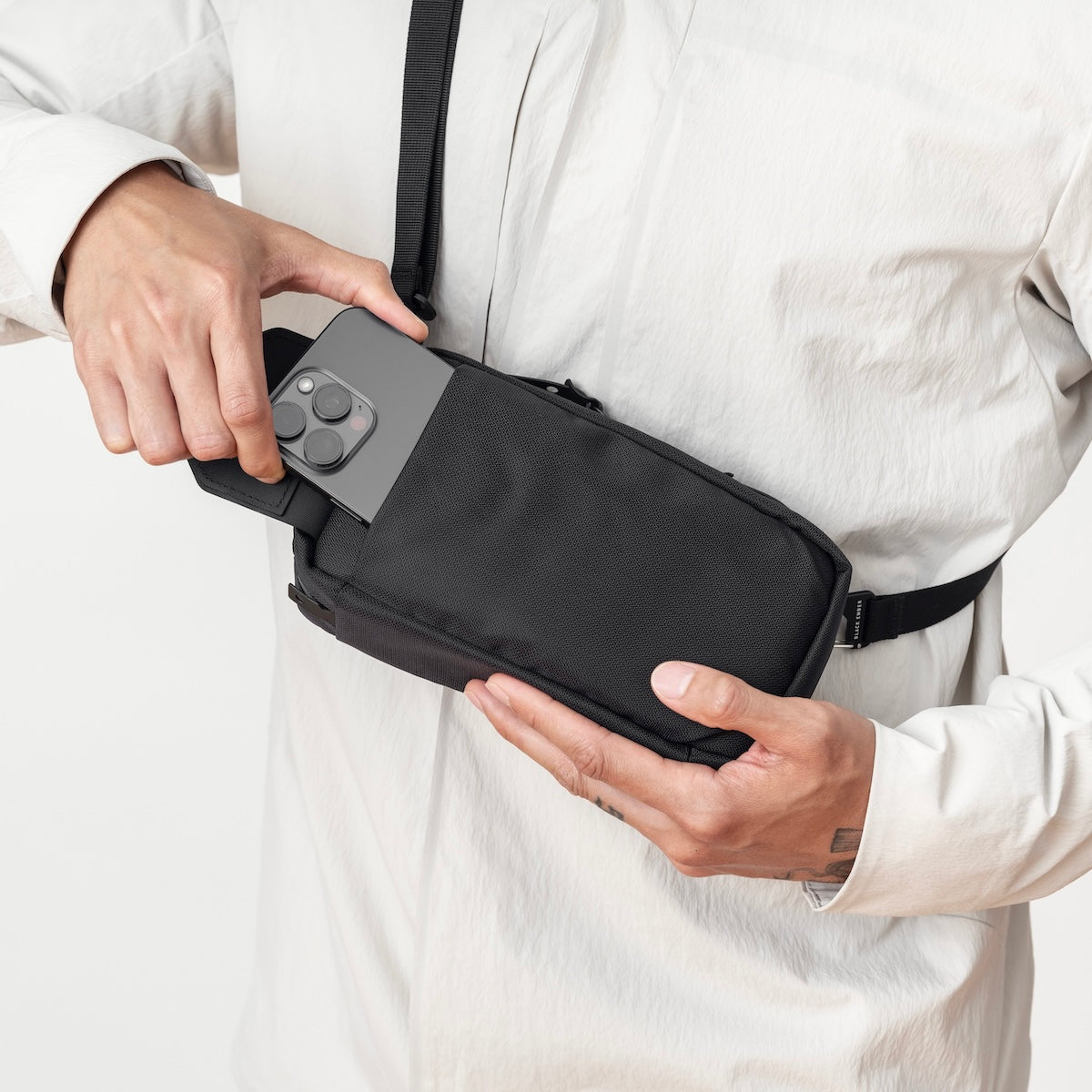 Black Ember TKX CORDURA® RN66 Velocity - Jet Black | Best Tech Pouch