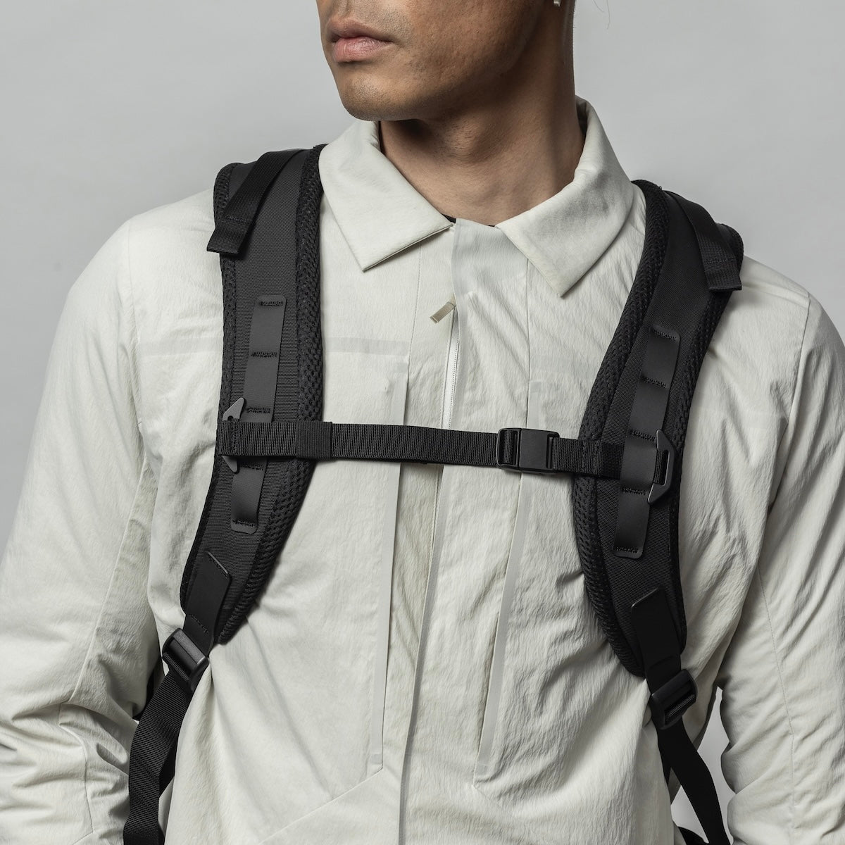 herschel backpack with sternum strap Black Ember Forge 40 EmberTex PFAS Free 30L-40L Expansion