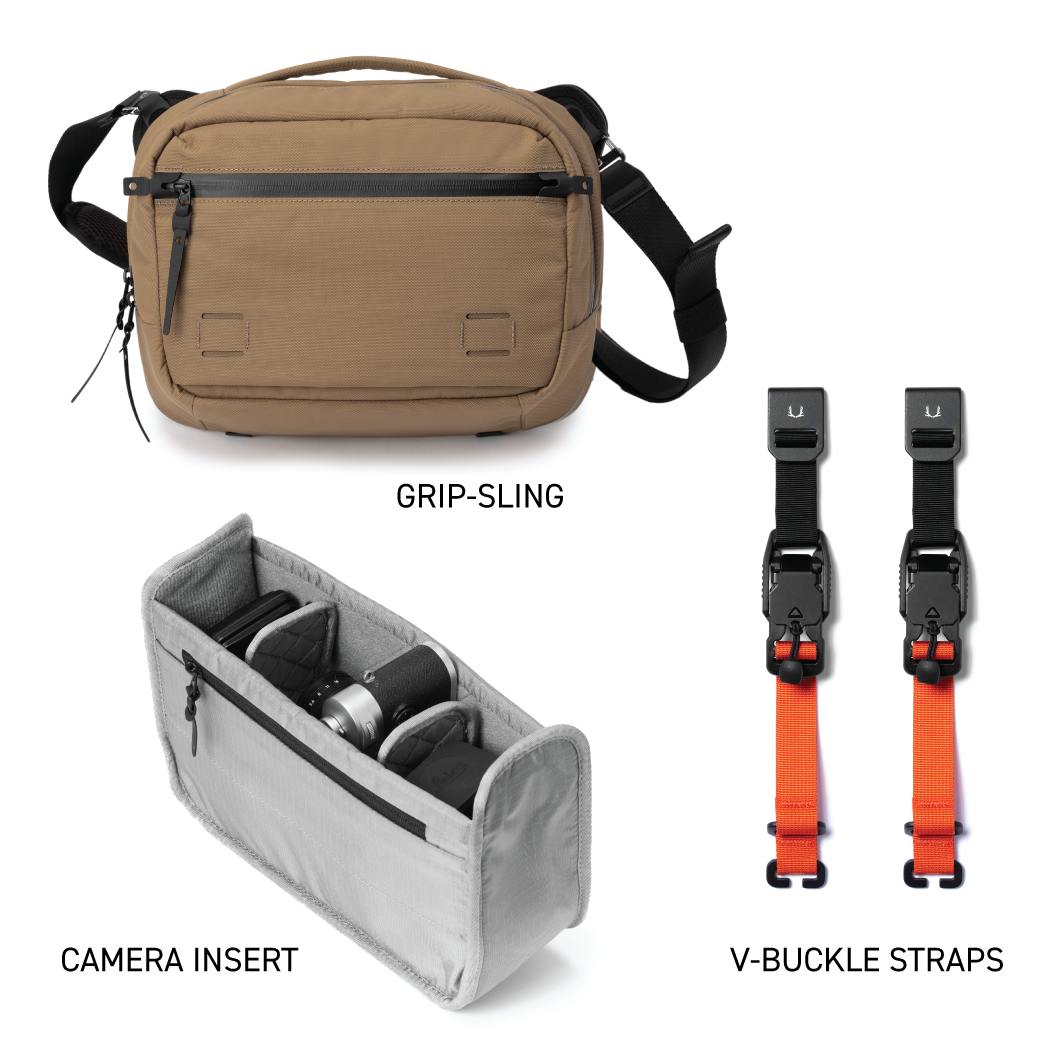 Black Ember Grip Sling 09 Camera Kit EmberTex™ PFAS FREE 9L