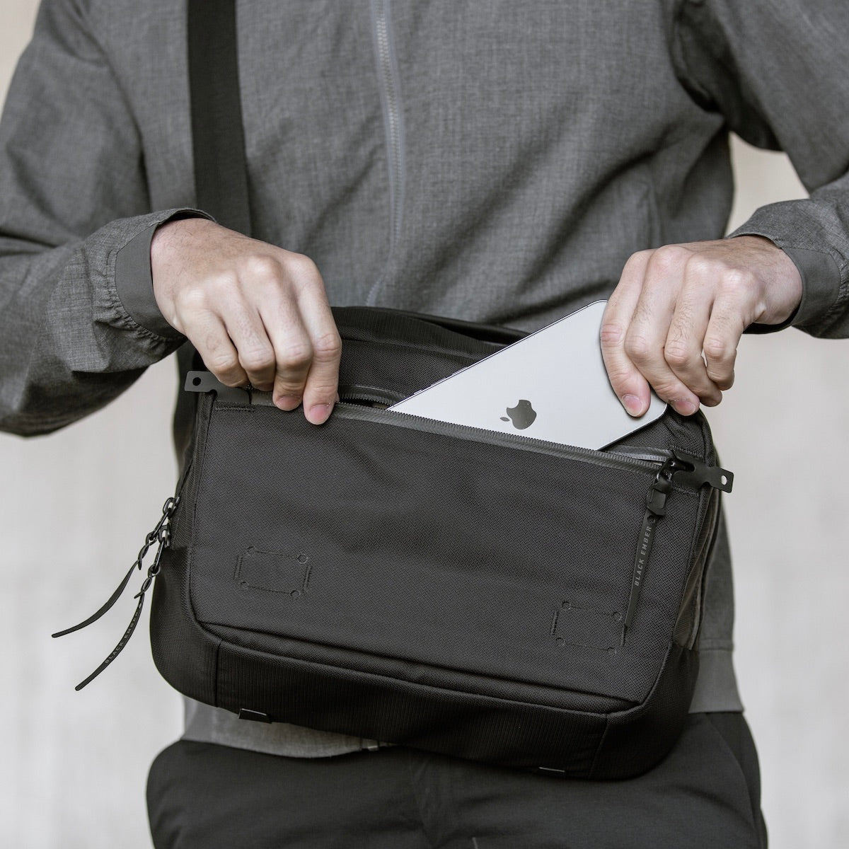 Black Ember GRIP SLING - Slate Blue | Crossbody Bags & Sling