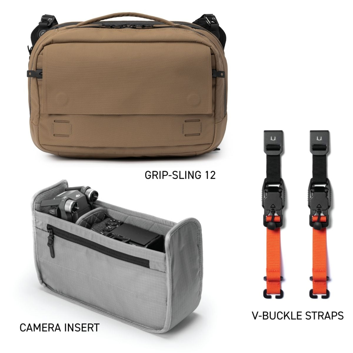 Black Ember Grip Sling 12 Camera Kit EmberTex™ PFAS Free - Coyote Black Ember Grip Sling 12 Camera Kit EmberTex™ PFAS Free - Coyote