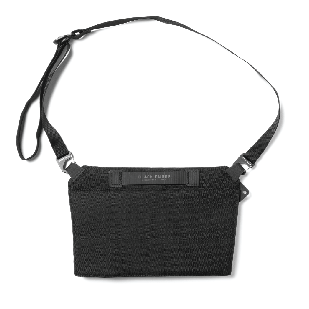 Black Ember SACOCHE Jet Black Crossbody Bags Sling Bags