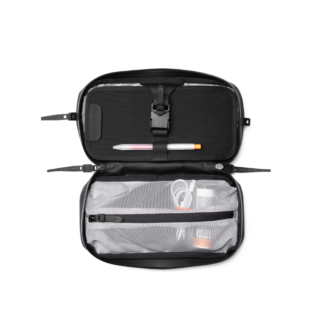 Black Ember TKS CORDURA® RN66 Velocity 2.5L - Jet Black | Sling Black Ember TKS CORDURA® RN66 Velocity 2.5L - Jet Black | Sling