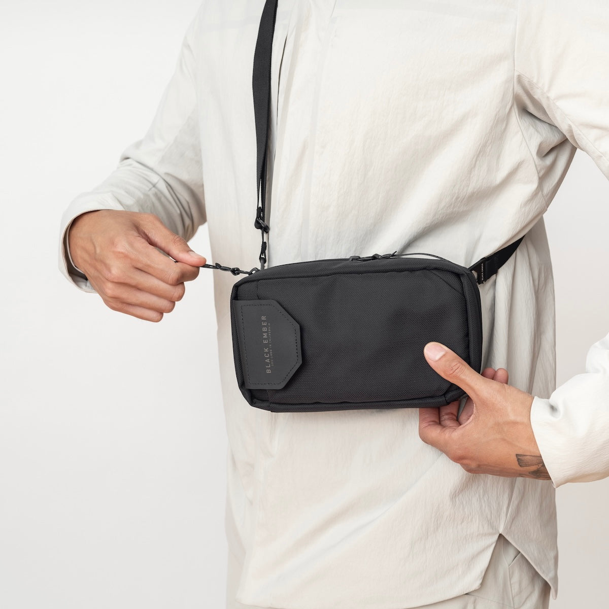 Black Ember TKX CORDURA® RN66 Velocity - Jet Black | Best Tech Pouch