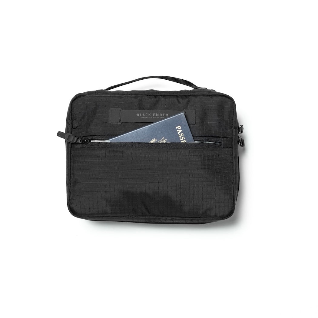 Black Ember Boarding Kit - Jet Black | Travel Pouch & Tech-Kit