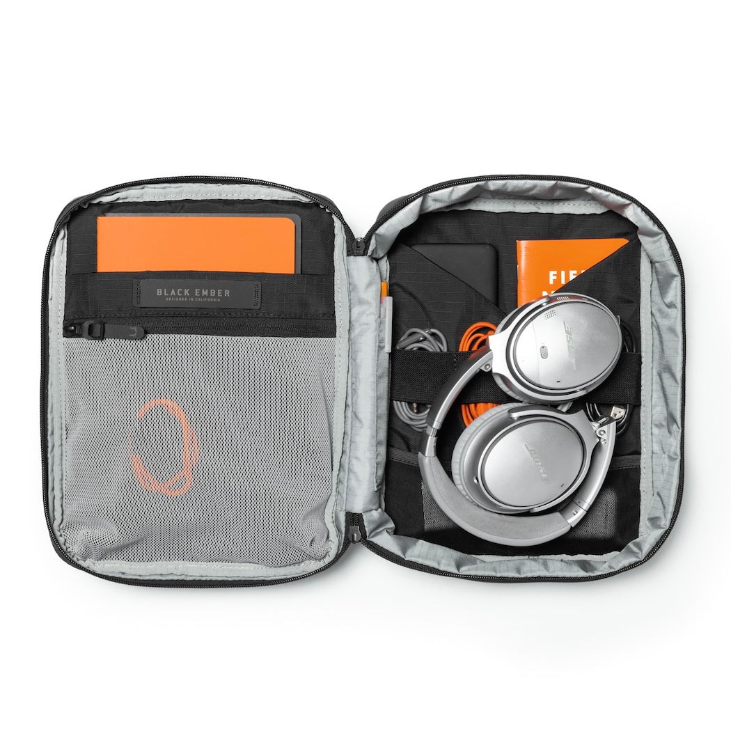 Black Ember Boarding Kit - Jet Black | Travel Pouch & Tech-Kit