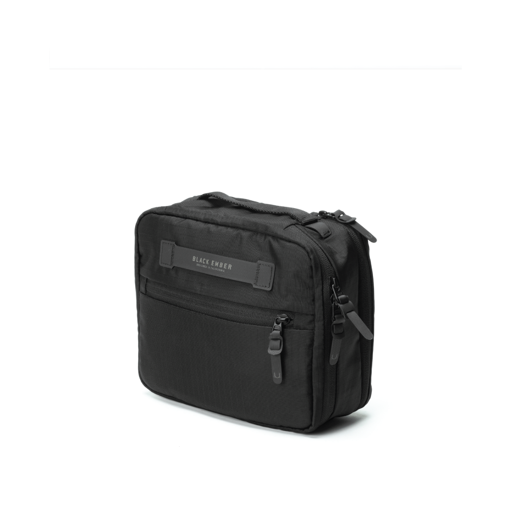 Black Ember Boarding Kit Mini - Jet Black | Travel Pouch & Tech-Kit Black Ember Boarding Kit Mini - Jet Black | Travel Pouch & Tech-Kit
