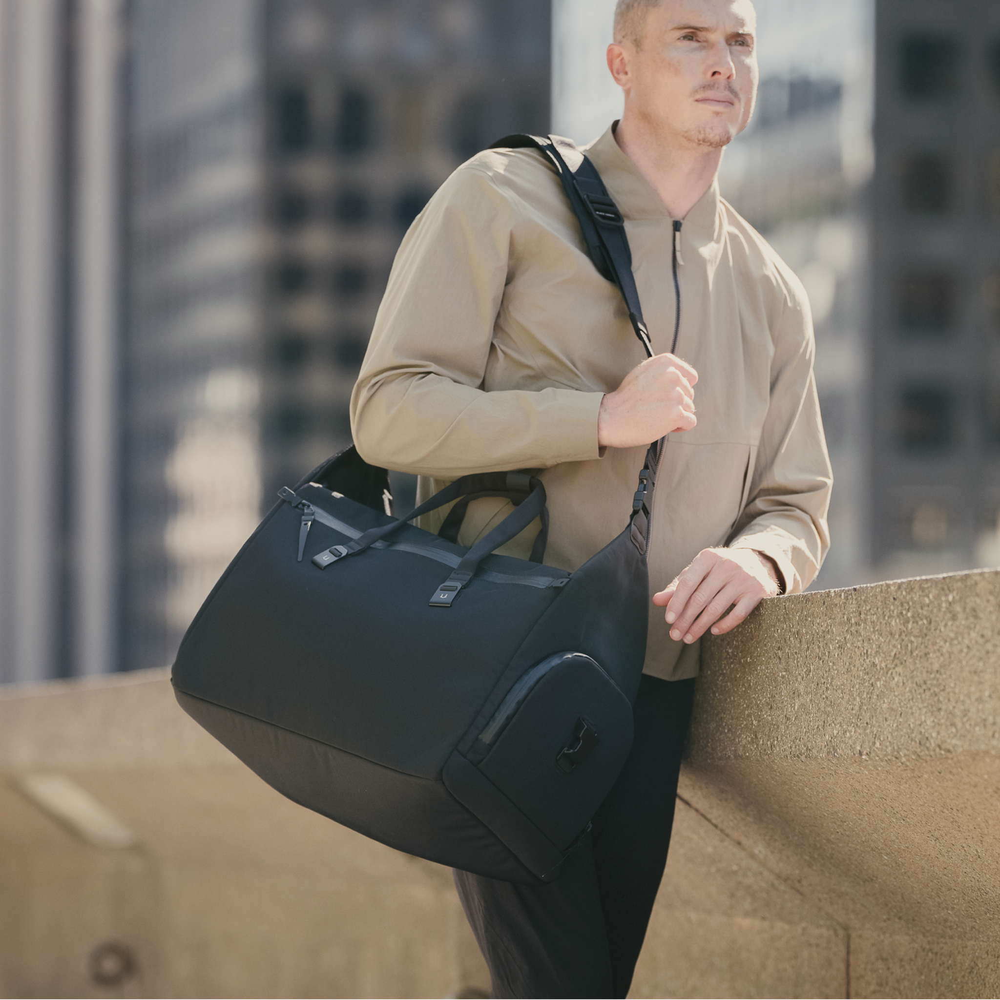 WPT Duffel | Weatherproof Carry-On Travel Duffel Bag | Black Ember