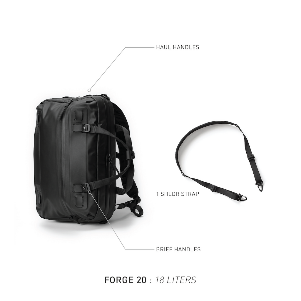 Forge Backpack Black Ember FORGE-20 | Laptop Backpack For Men