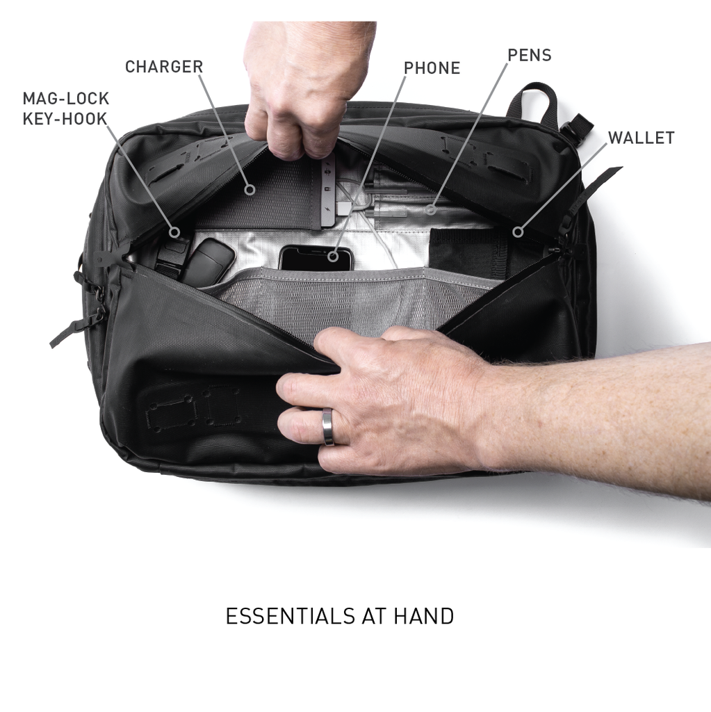 Forge Backpack Black Ember FORGE-20 | Laptop Backpack For Men