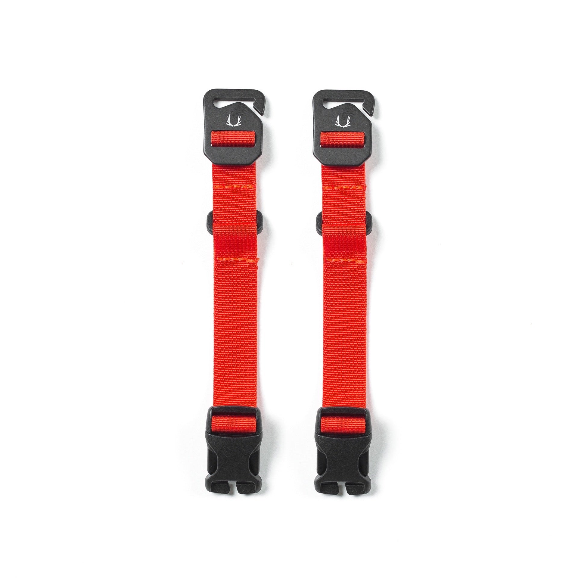 SHORT COMPRESSION STRAPS (SET OF TWO) | Black Ember