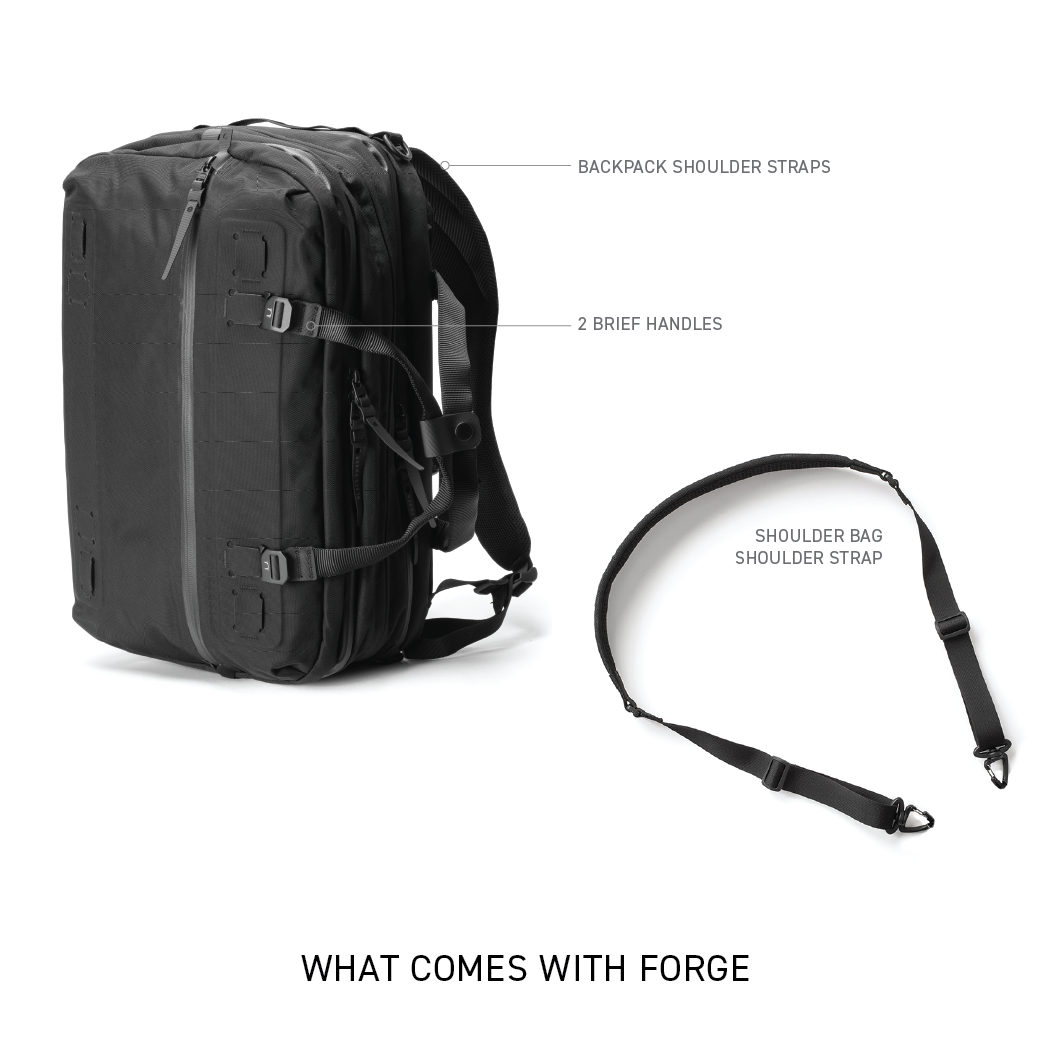 Black Ember FORGE-20 Multicam Black MAX | Laptop Backpack For Men