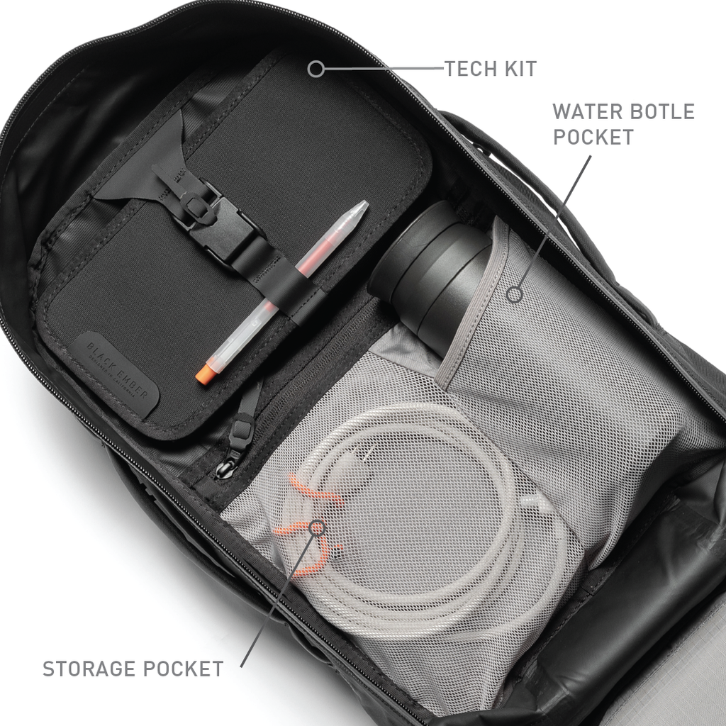 Black Ember Multicam Black Backpack