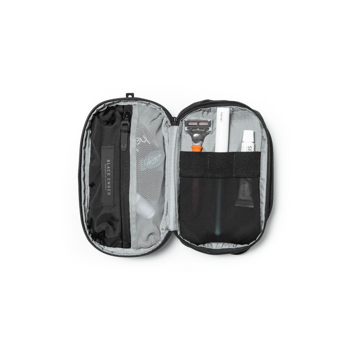 Black Ember Dopp Kit Jet Black Dopp Kit